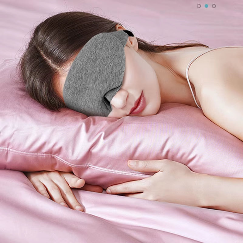 Cotton Sleep Eye Mask Light Blocking Sleep Mask Soft Eye Blindfold Eye Shade Cover for Sleep Travel