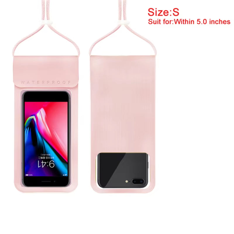 Waterproof Hermetic Bag Tourism for Mobile Phone Universal Cases Long-Time Water Proof Case Swimming Beach Bag Outdoor Sports