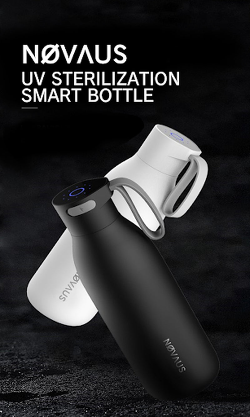 NOVAUS Self-Cleaning Bottle with UV-C Water Purifier