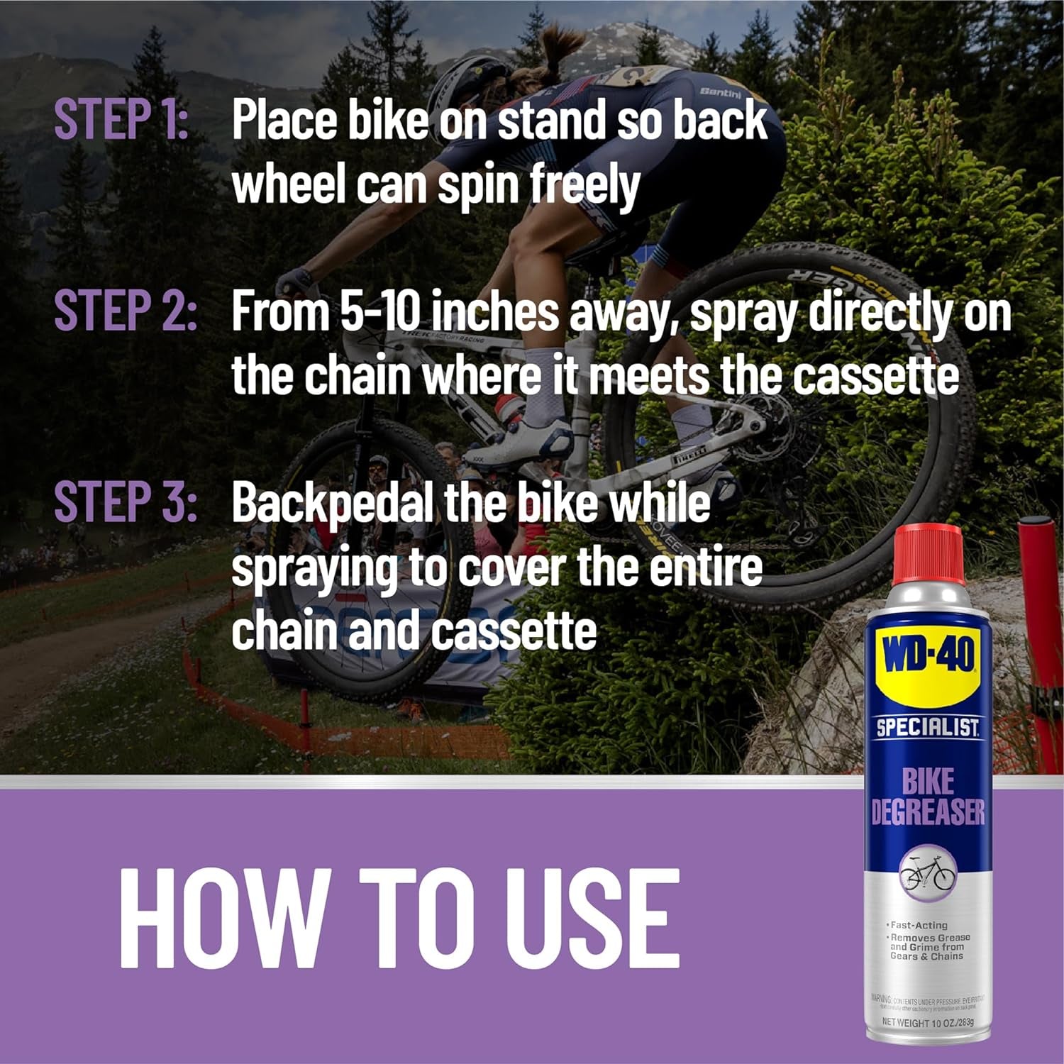 WD-40 Specialist Bike Degreaser , 10 OZ