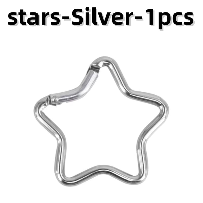 Aluminum Alloy Outdoor Star Carabiner Locking Carabiner Clip Keychain Clip