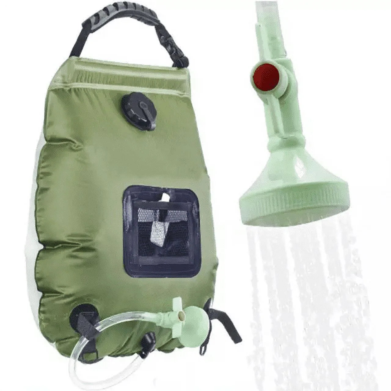 Portable Outdoor Camping Shower - 5 Gallon/20 Liter Camp Solar Shower Bag