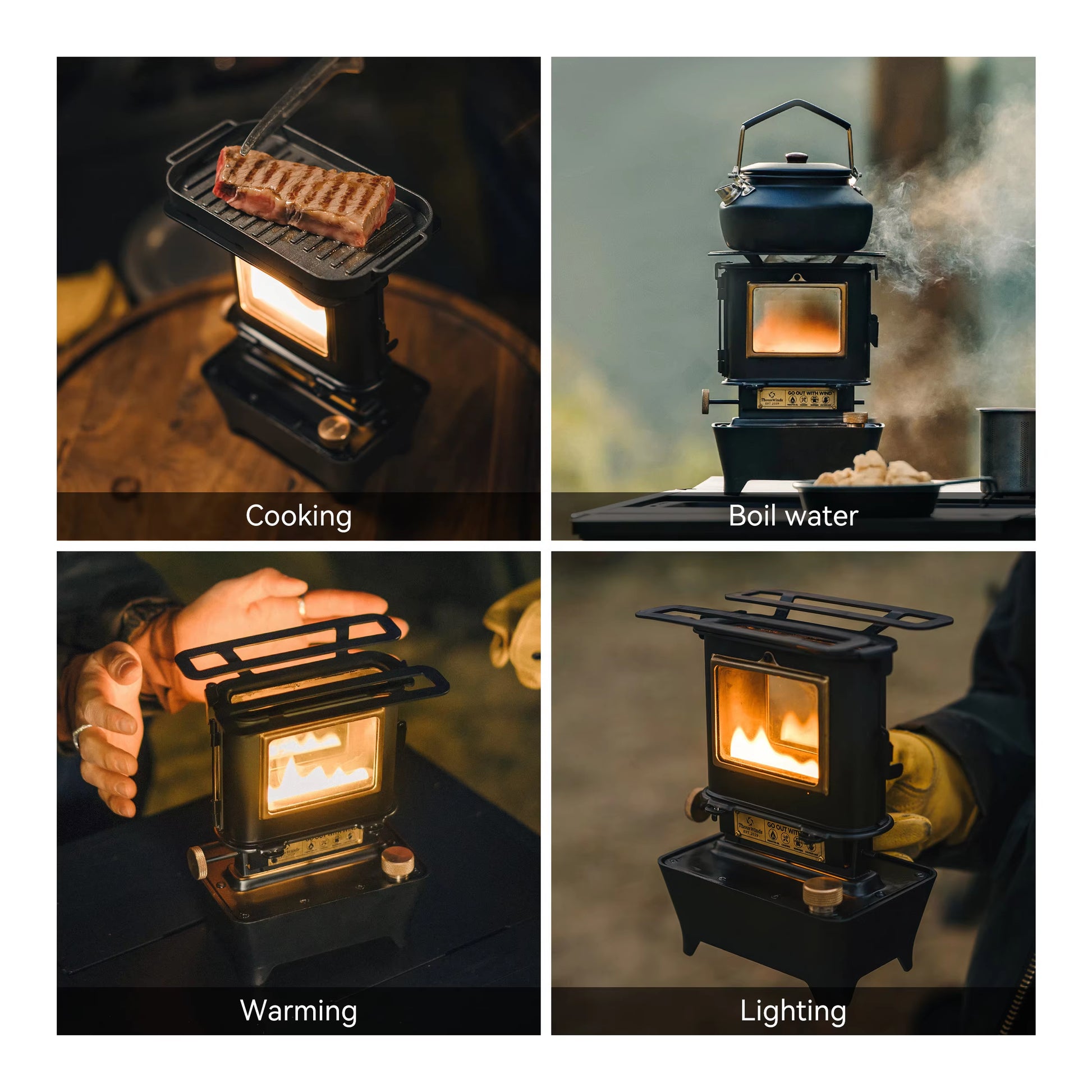 Firedance Oil Lamp Stove Portable Outdoor Camping Lantern Emotion Retro Lights for Picnic Backpack Camping Supplies