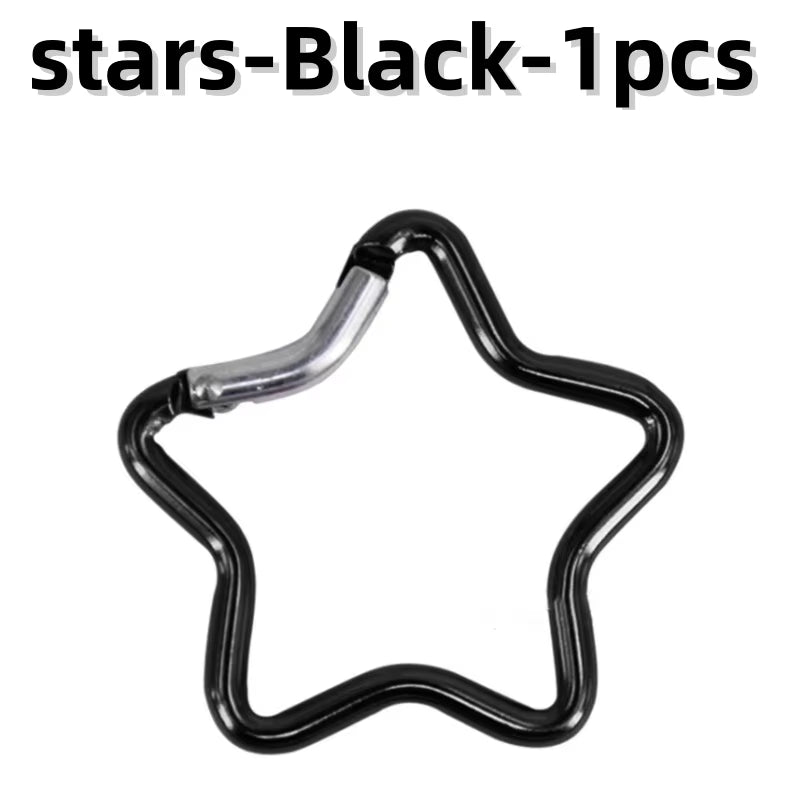 Aluminum Alloy Outdoor Star Carabiner Locking Carabiner Clip Keychain Clip