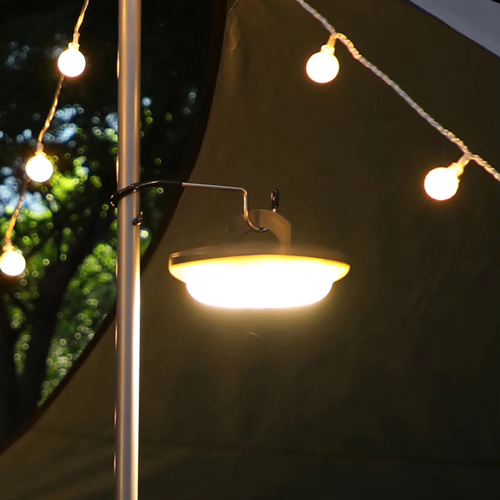 LED Camping Lamp Strip Atmosphere 10M Waterproof Recyclable Light Belt Outdoor Garden Hanging Lamp Tent Room Weddings Decoration